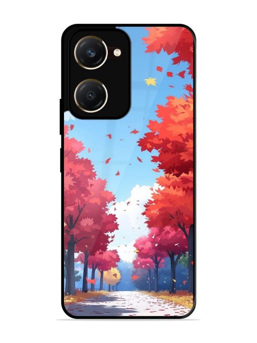 Autumn'S Embrace Glossy Soft Edge Case for Vivo Y18T