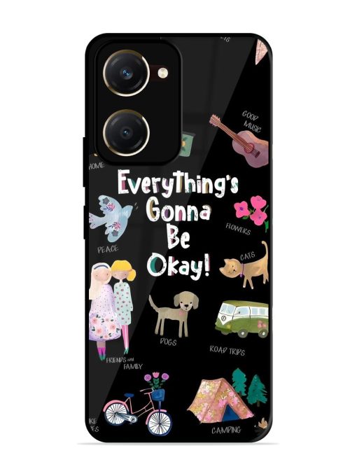 Everything'S Gonna Be Okay Glossy Soft Edge Case for Vivo Y18T