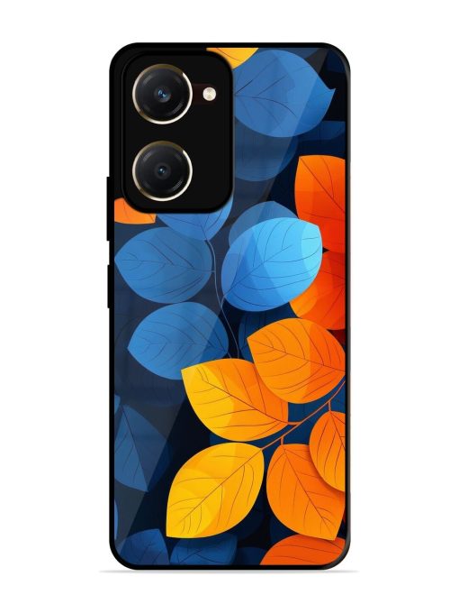 Autumn'S Contrast Glossy Soft Edge Case for Vivo Y18T