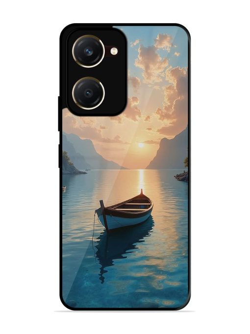 Serene Sunset Glossy Soft Edge Case for Vivo Y18T