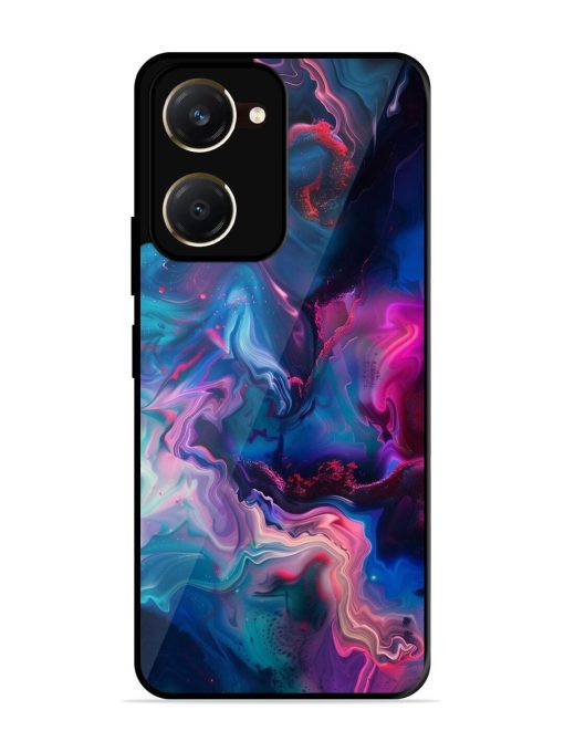 Cosmic Swirl Glossy Soft Edge Case for Vivo Y18T