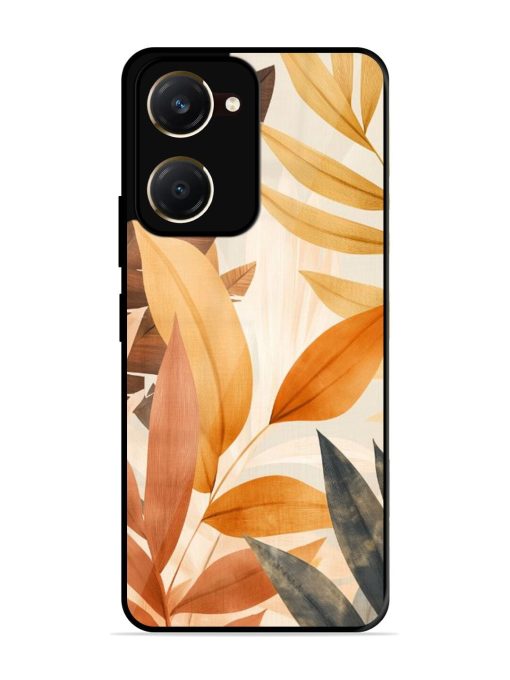 Earthy Elegance Glossy Soft Edge Case for Vivo Y18T