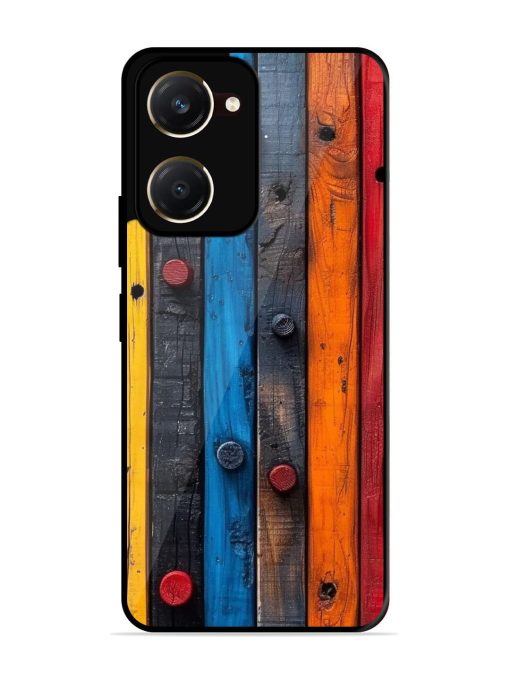 Rainbow Plank Glossy Soft Edge Case for Vivo Y18T