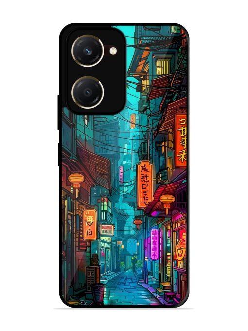 Neon Nightscape Glossy Soft Edge Case for Vivo Y18T