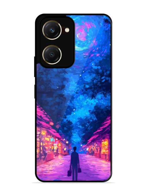 Neon Nightscape Glossy Soft Edge Case for Vivo Y18T