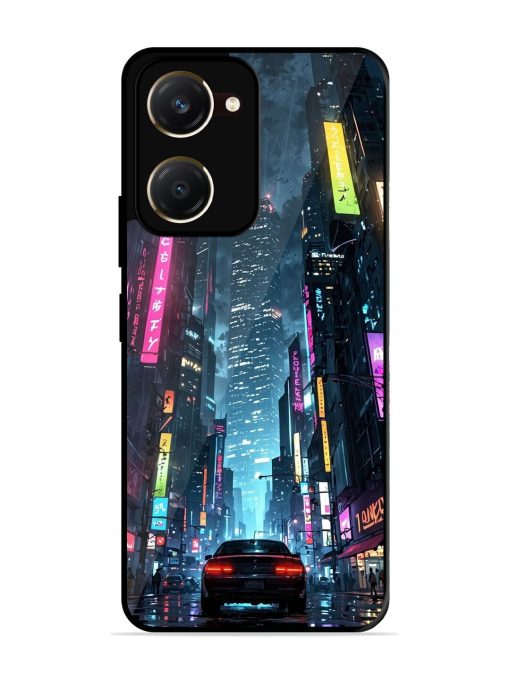 Neon Nightscape Glossy Soft Edge Case for Vivo Y18T