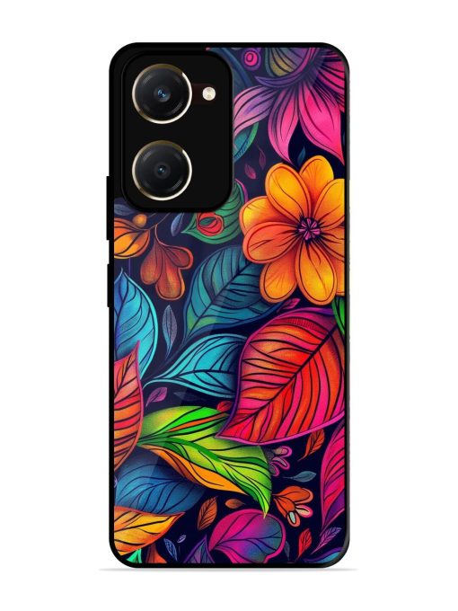 Rainbow Of Blooms Glossy Soft Edge Case for Vivo Y18T