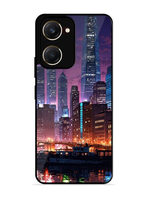 Neon Nightscape Glossy Soft Edge Case for Vivo Y18T