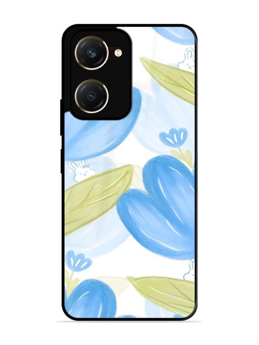 Bunny'S Blue Garden Glossy Soft Edge Case for Vivo Y18T