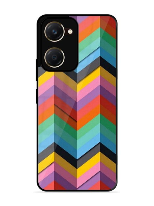 Colorful Zigzag Glossy Soft Edge Case for Vivo Y18T