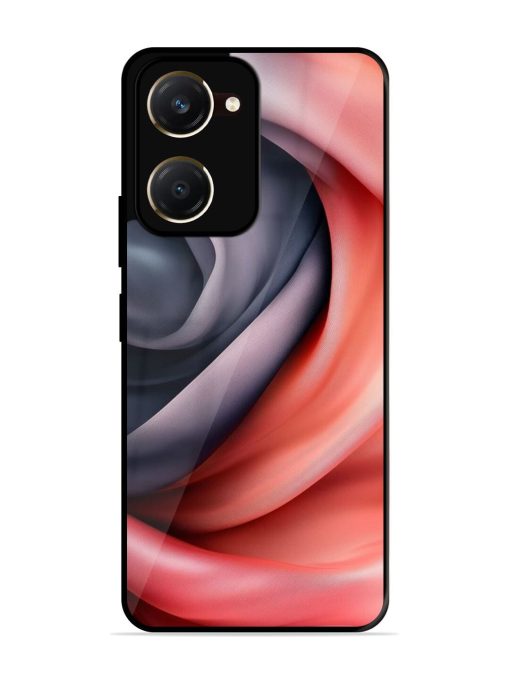 Swirling Silk Glossy Soft Edge Case for Vivo Y18T