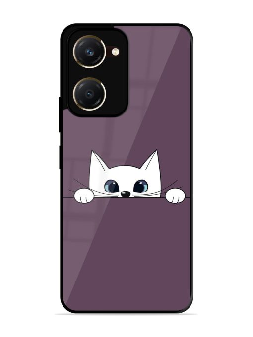 Peek-A-Boo Kitty Glossy Soft Edge Case for Vivo Y18T
