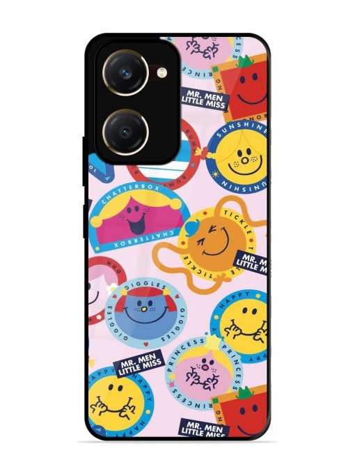 Whimsical Mr. Men & Little Miss Glossy Soft Edge Case for Vivo Y18T