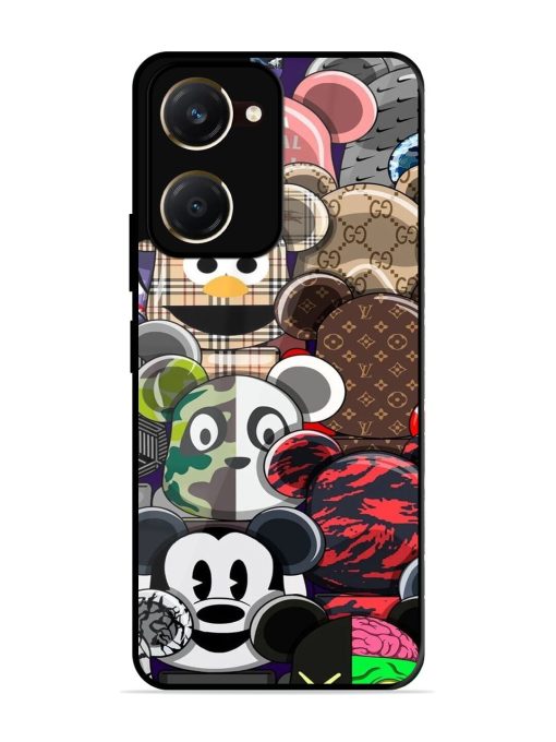 Streetwear Bearbrick Extravaganza Glossy Soft Edge Case for Vivo Y18T