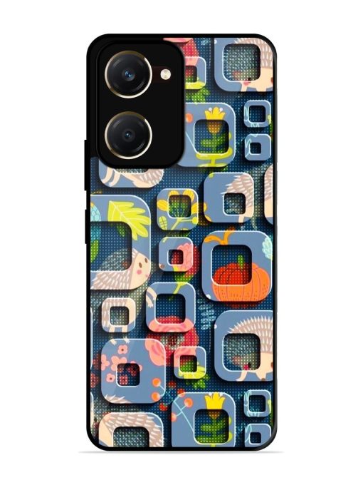 Hedgehog Hideout Glossy Soft Edge Case for Vivo Y18T