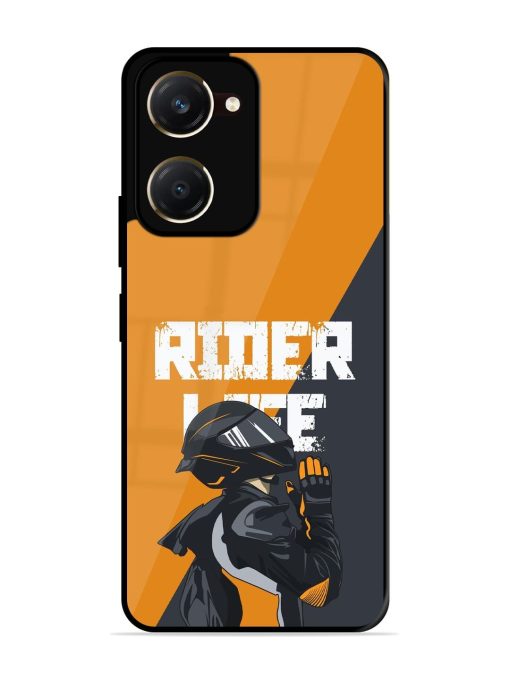 Ride Never Ends Glossy Soft Edge Case for Vivo Y28S (5G)