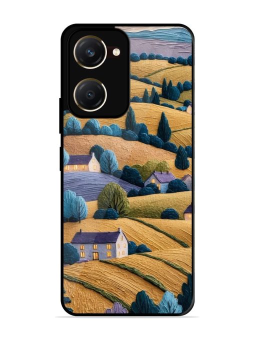 Rolling Hilltop Haven Glossy Soft Edge Case for Vivo Y28S (5G)