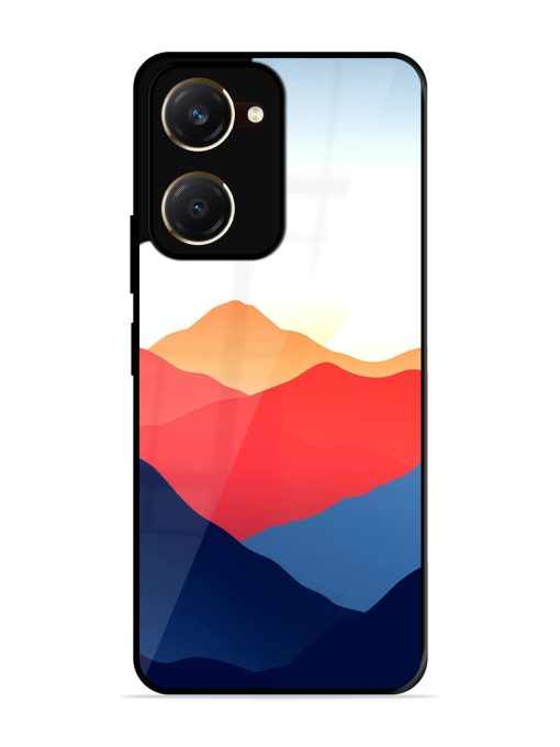 Sunset Peaks Glossy Soft Edge Case for Vivo Y28S (5G)