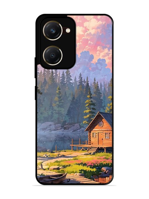 Lakeside Serenity Glossy Soft Edge Case for Vivo Y28S (5G)