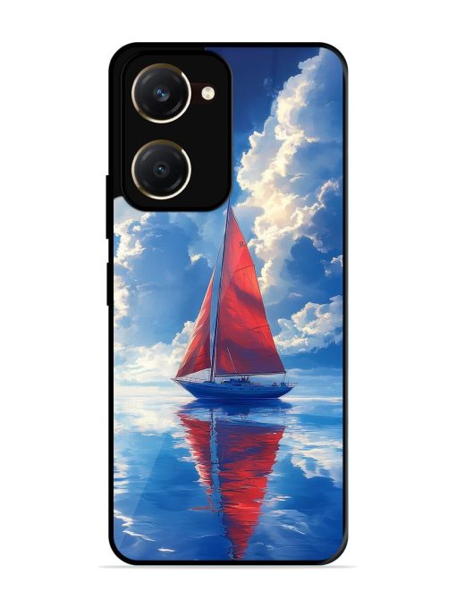 Crimson Sails Glossy Soft Edge Case for Vivo Y28S (5G)