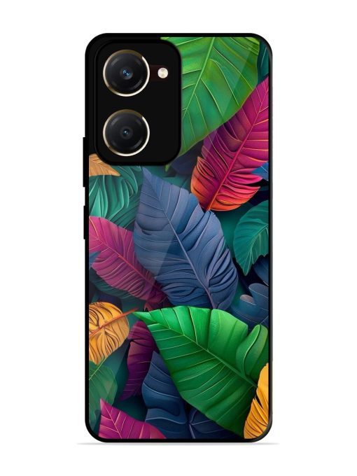 Tropical Tapestry Glossy Soft Edge Case for Vivo Y28S (5G)