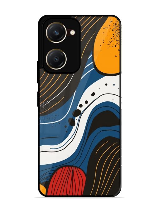 Abstract Expression Glossy Soft Edge Case for Vivo Y28S (5G)