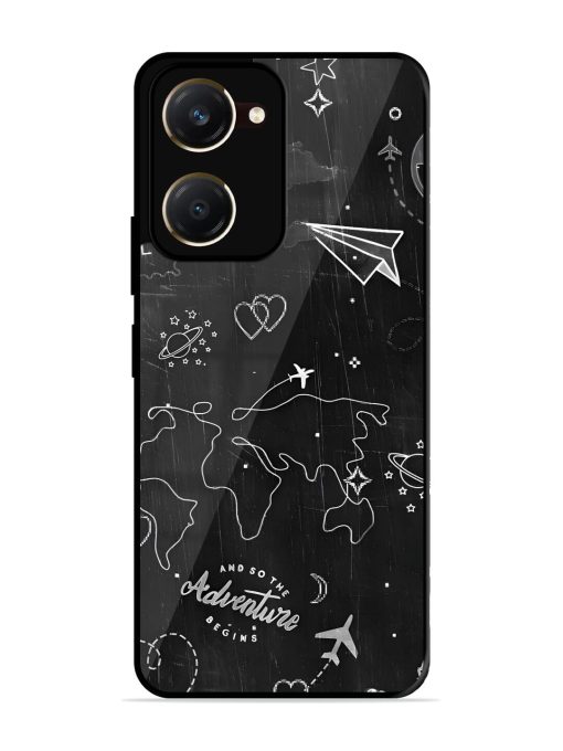 Wanderlust Sketchbook Glossy Soft Edge Case for Vivo Y28S (5G)