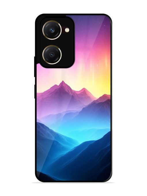 Cosmic Mountains Glossy Soft Edge Case for Vivo Y28S (5G)