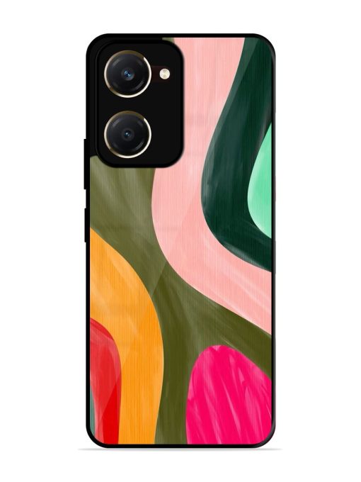 Wavy Wonderland Glossy Soft Edge Case for Vivo Y28S (5G)