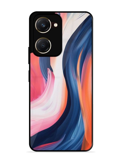 Whirling Hues Glossy Soft Edge Case for Vivo Y28S (5G)