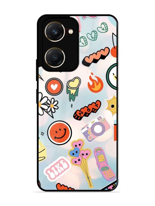 Cheerful Glossy Soft Edge Case for Vivo Y28S (5G)