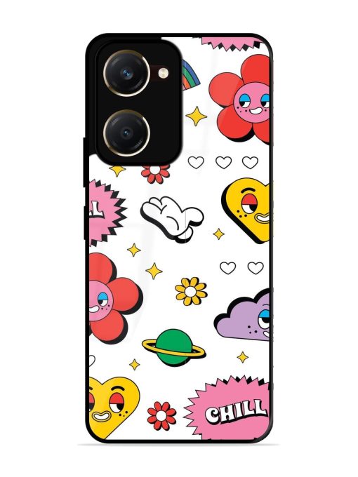 Whimsical Wonderland Glossy Soft Edge Case for Vivo Y28S (5G)