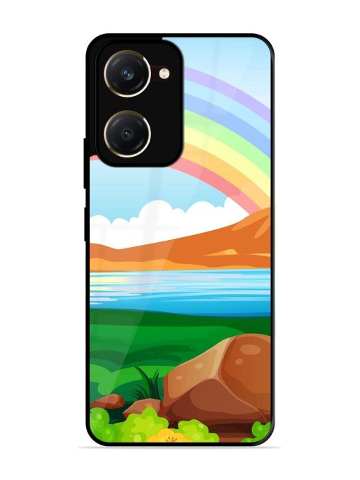 Rainbow Over The Lake Glossy Soft Edge Case for Vivo Y28S (5G)