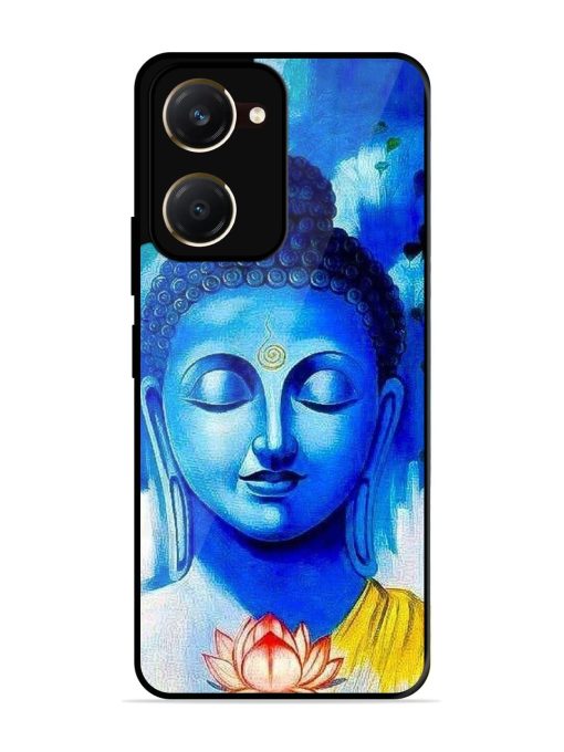 Serene Buddha With Lotus Glossy Soft Edge Case for Vivo Y28S (5G)