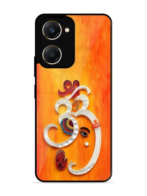 Ganesha In Quilling Art Glossy Soft Edge Case for Vivo Y28S (5G)