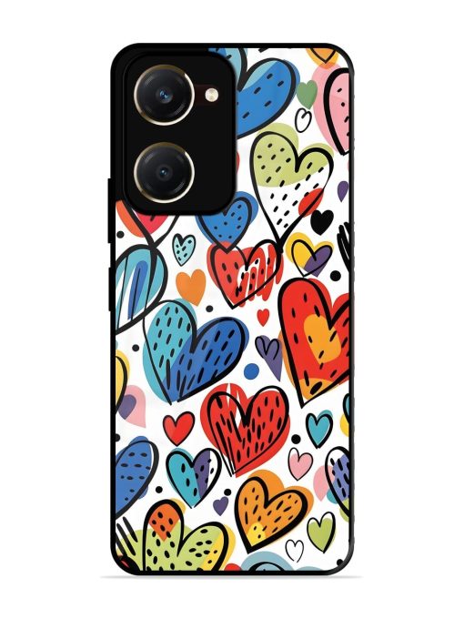 Heartfelt Harmony Glossy Soft Edge Case for Vivo Y28S (5G)