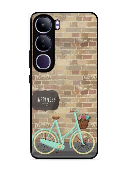 Pedaling Towards Happiness Glossy Soft Edge Case for Vivo Y300 (5G)