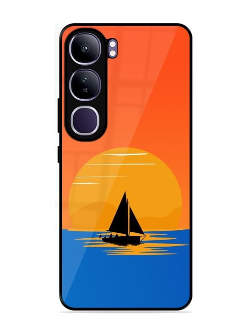 Sunset Sail Glossy Soft Edge Case for Vivo Y300 (5G)