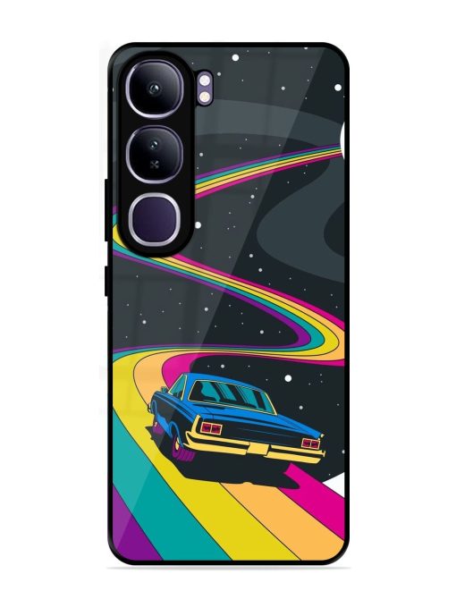 Rainbow Road Glossy Soft Edge Case for Vivo Y300 (5G)