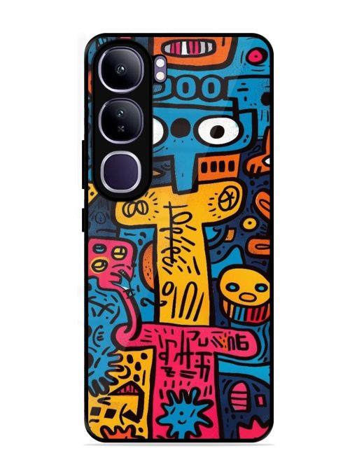 Doodletopia Glossy Soft Edge Case for Vivo Y300 (5G)