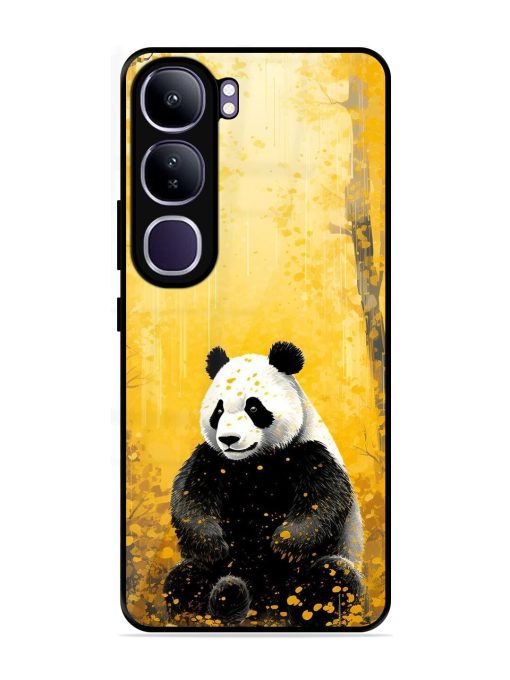 Golden Solitude Glossy Soft Edge Case for Vivo Y300 (5G)