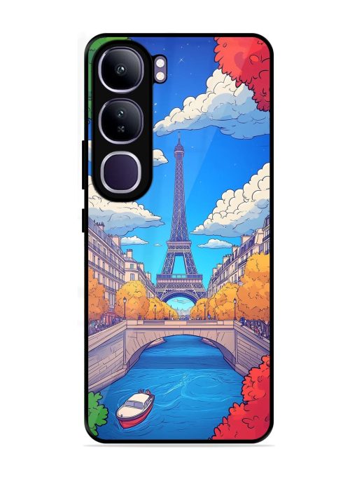 Parisian Panorama Glossy Soft Edge Case for Vivo Y300 (5G)