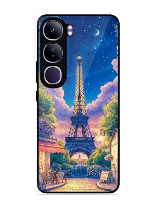 Twilight In Paris Glossy Soft Edge Case for Vivo Y300 (5G)