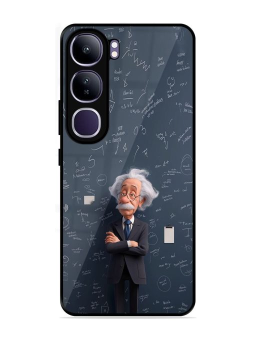 Albert Einstein Glossy Soft Edge Case for Vivo Y300 (5G)