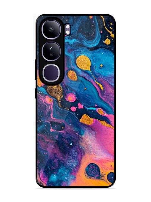 Cosmic Swirl Glossy Soft Edge Case for Vivo Y300 (5G)