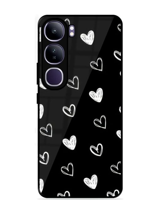 Scattered Hearts Glossy Soft Edge Case for Vivo Y300 (5G)