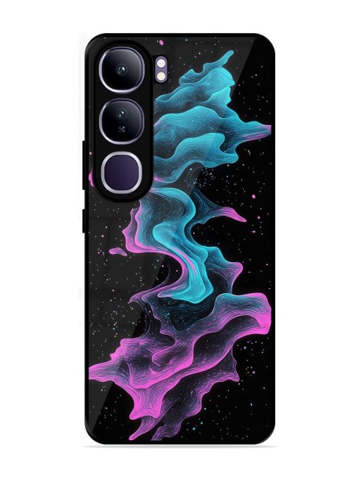 Cosmic Currents Glossy Soft Edge Case for Vivo Y300 (5G)