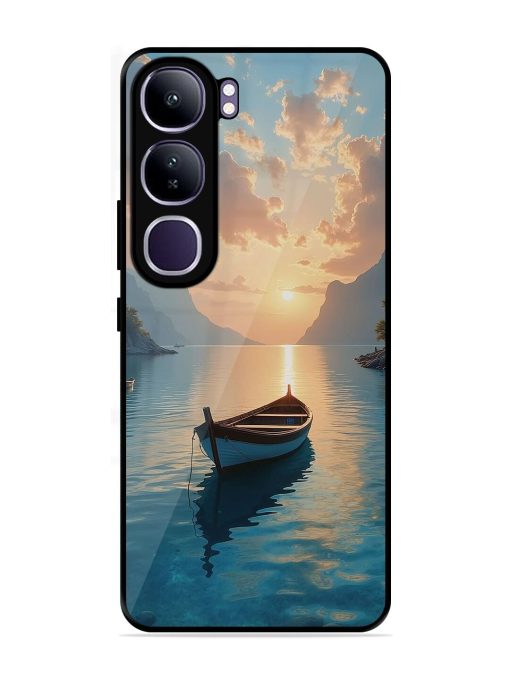 Serene Sunset Glossy Soft Edge Case for Vivo Y300 (5G)