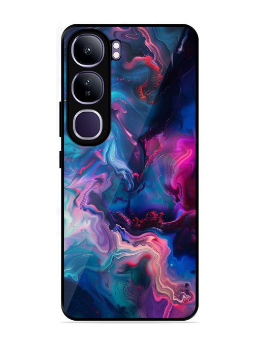 Cosmic Swirl Glossy Soft Edge Case for Vivo Y300 (5G)