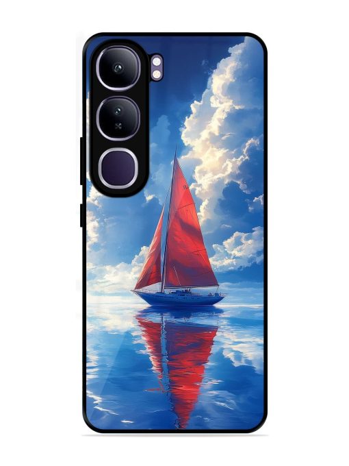 Crimson Sails Glossy Soft Edge Case for Vivo Y300 (5G)